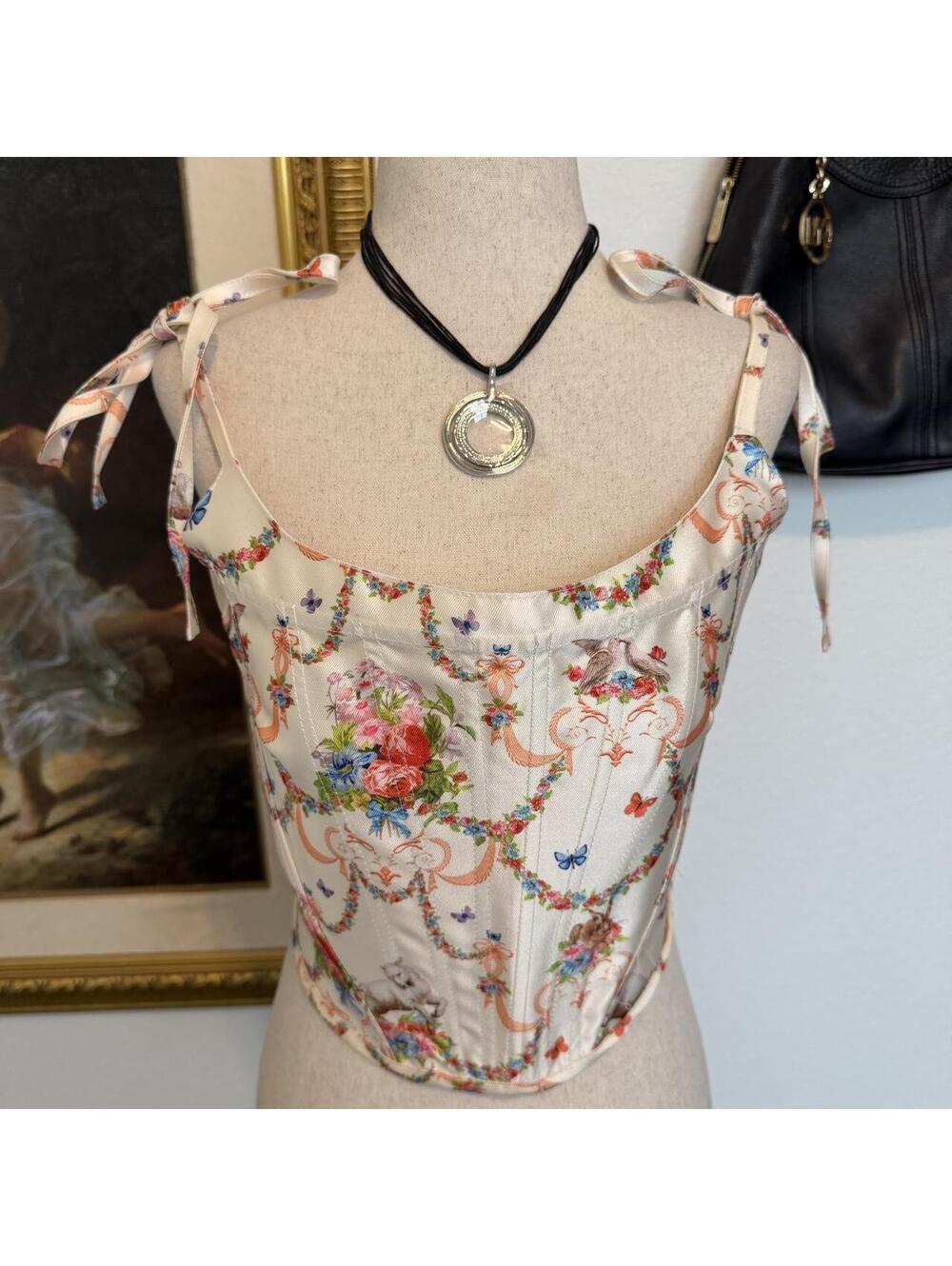 Sugar Thrillz Lush Opulence Corset Top NWT